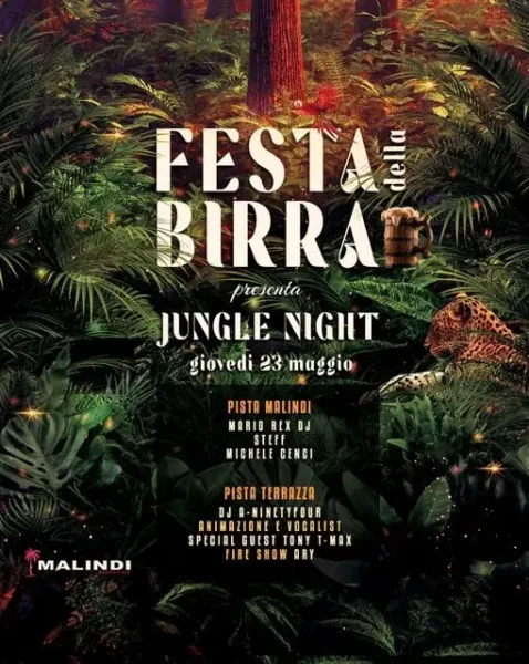 Jungle Night al Malindi Biky Beach 23 maggio 2024.