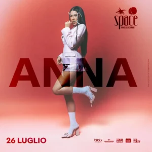 Anna Summer Tour al Space Riccione 26 luglio 2024. Biglietti e Tavoli