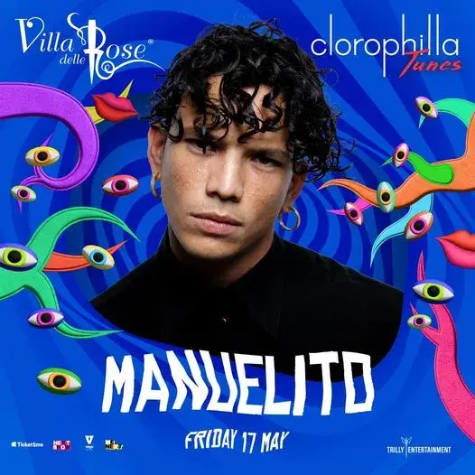 Manuelito al Villa Delle Rose 17 maggio 2024. Biglietti e Tavoli