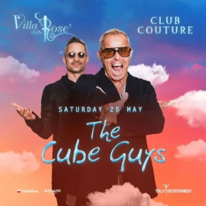 The Cube Guys al Villa Delle Rose 25 maggio 2024. Biglietti e Tavoli