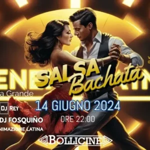 Salsa Bachata al Bollicine 14 giugno 2024. Biglietti