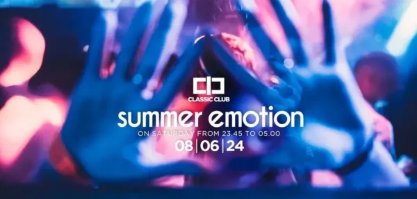 Summer Emotion al Classic Club 08 giugno 2024. Biglietti