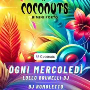 Lollo Brunelli al Coconuts 19 giugno 2024. Biglietti e Tavoli