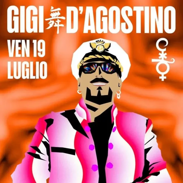 Gigi D'Agostino al Cocorico Riccione 19 luglio 2024. Biglietti e Tavoli