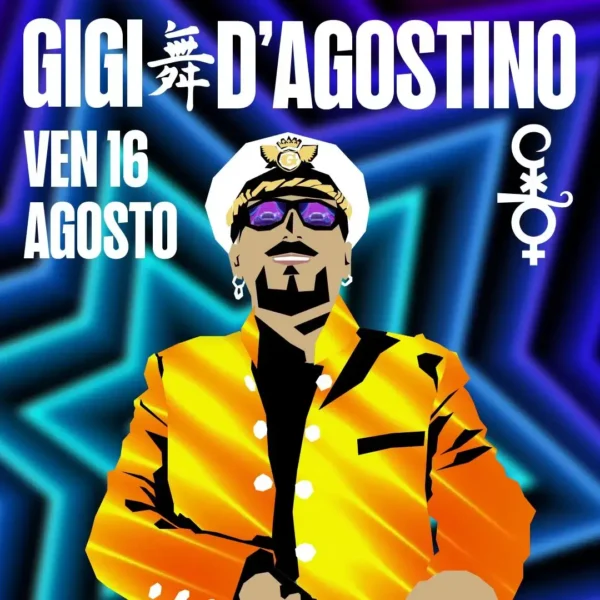 Gigi D'Agostino al Cocorico Riccione 16 agosto 2024. Biglietti e Tavoli