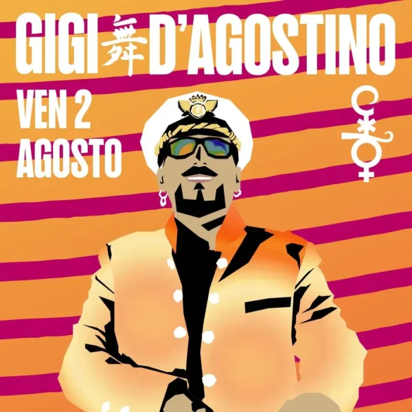 Gigi D'Agostino al Cocorico Riccione 02 agosto 2024. Biglietti e Tavoli