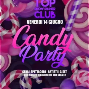 Candy Party al Frontemare 14 giugno 2024. Biglietti e Tavoli