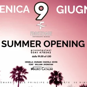 Summer Opening al Frontemare 09 giugno 2024. Biglietti