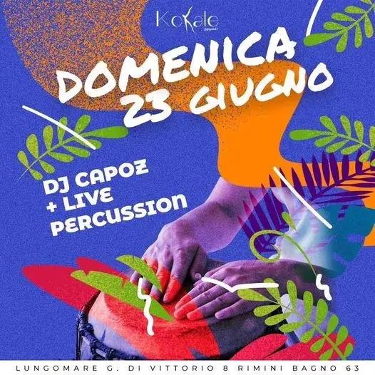 Dj Capoz al Kokale Rimini 23 giugno 2024. Biglietti e Tavoli