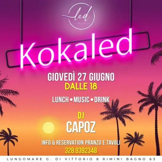 Kakaled al Kokale Rimini 27 giugno 2024. Biglietti