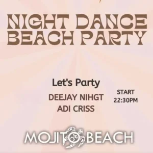 Night Dance Party al Mojitobeach 05 agosto 2024. Biglietti e Tavoli