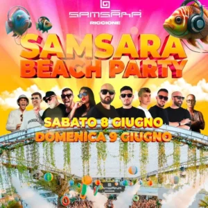 Samsara Beach Party al Samsara Riccione 08 giugno 2024.