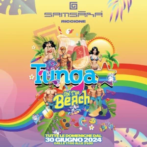 Tunga On The Beach al Samsara Riccione 14 luglio 2024.