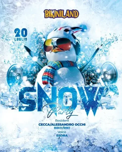 Snow al Bikini 20 luglio 2024. Biglietti