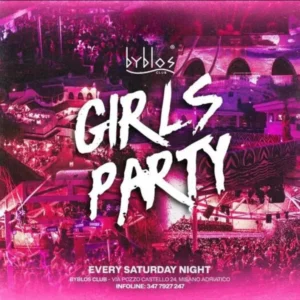 Girls Party al Byblos 27 luglio 2024. Biglietti e Tavoli