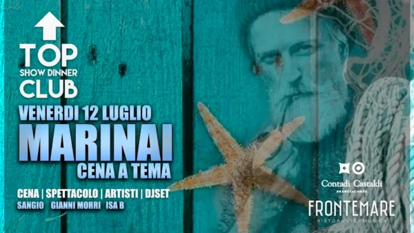 Marinai al Frontemare 12 luglio 2024. Biglietti e Tavoli