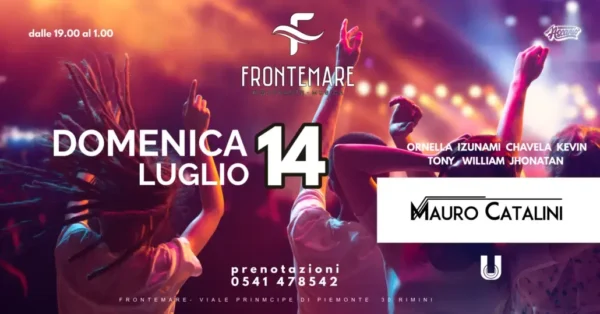 Apericena Salsero al Frontemare 14 luglio 2024. Biglietti