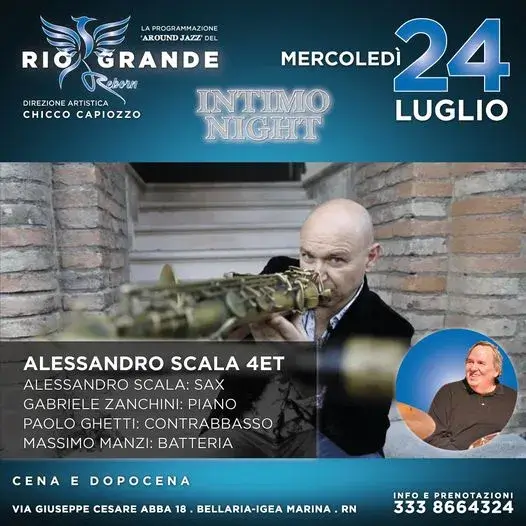 Intimo Night al Riogrande 24 luglio 2024. Biglietti e Tavoli