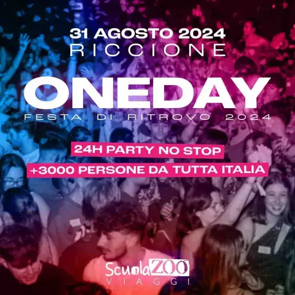 One Day Nazionale Scuola Zoo al Peter Pan 31 agosto 2024. Biglietti