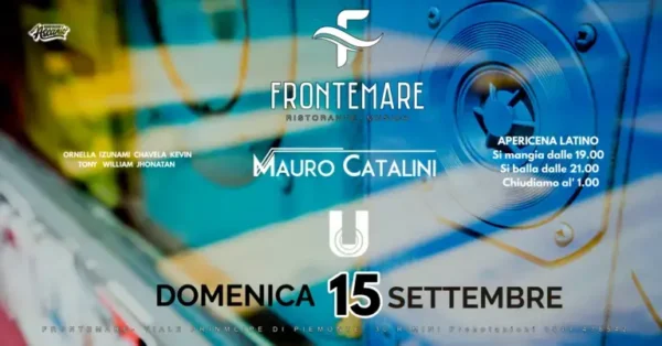 Apericena Latino al Frontemare 15 settembre 2024. Biglietti e Tavoli