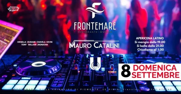 Mauro Catalini al Frontemare 08 settembre 2024. Biglietti
