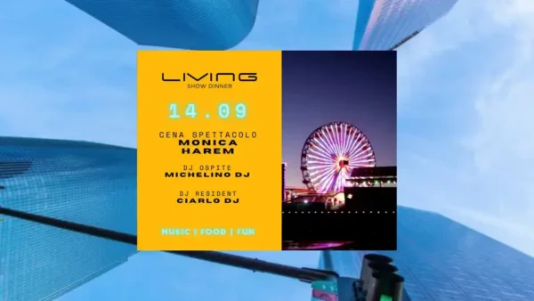 Monica Harem al Living Disco 14 settembre 2024. Biglietti