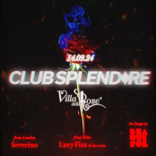Club Splendore al Villa Delle Rose 14 settembre 2024. Biglietti e Tavoli