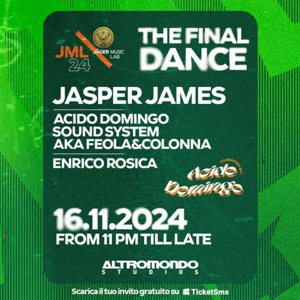 Jägermusic Lab al Altromondo Studios 16 novembre 2024. Biglietti e Tavoli