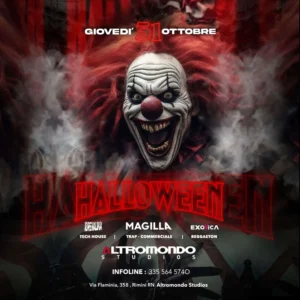 Magilla Halloween Party al Altromondo Studios 31 ottobre 2024. Biglietti e Tavoli