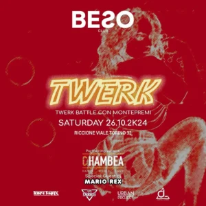 Twerk al Bollicine 26 ottobre 2024. Biglietti e Tavoli