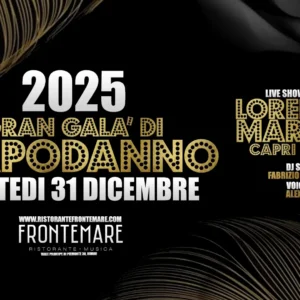 Gran Gala Di Capodanno al Frontemare 31 dicembre 2024. Biglietti e Tavoli