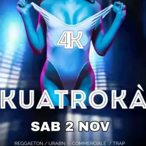 Kuatroka al Living Disco 02 novembre 2024. Biglietti e Tavoli