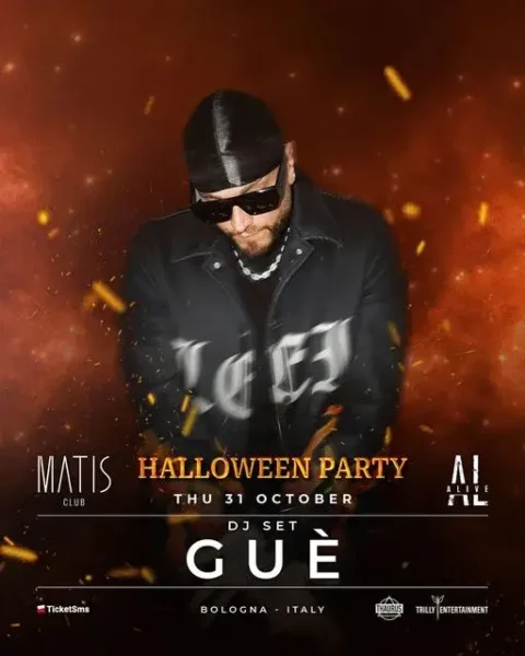Alive Gue Pequeno al Matis Bologna 31 ottobre 2024. Biglietti e Tavoli