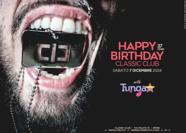 Tunga XXL al Classic Club 07 dicembre 2024.