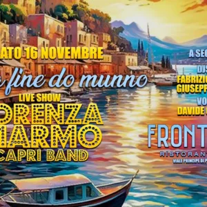 Capri Band al Frontemare 16 novembre 2024. Biglietti e Tavoli