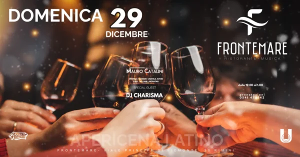 Mauro Catalini al Frontemare 29 dicembre 2024. Biglietti e Tavoli