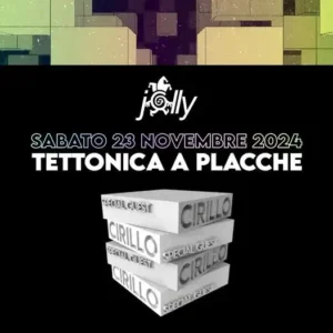 Tettonica A Placche al Jolly 23 novembre 2024. Biglietti