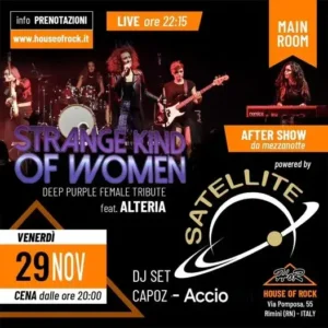 Strange Kind Of Women al Satellite 29 novembre 2024.