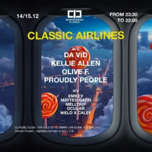 Classic Airlines al Classic Club 14 dicembre 2024.