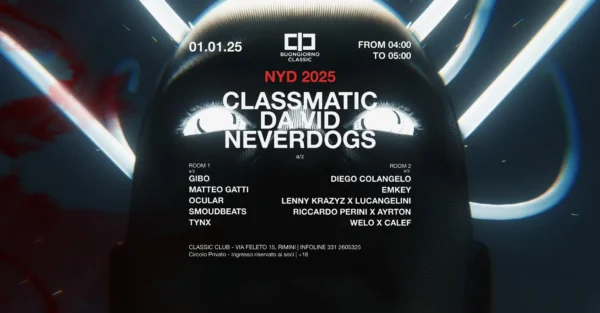 Classmatic al Classic Club 01 gennaio 2025.
