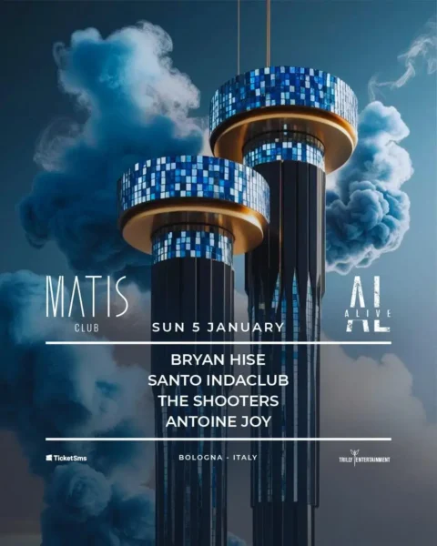 Emis Killa al Matis Bologna 05 gennaio 2025. Biglietti e Tavoli