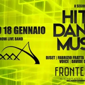 Hit Dance Music al Frontemare 18 gennaio 2025. Biglietti e Tavoli