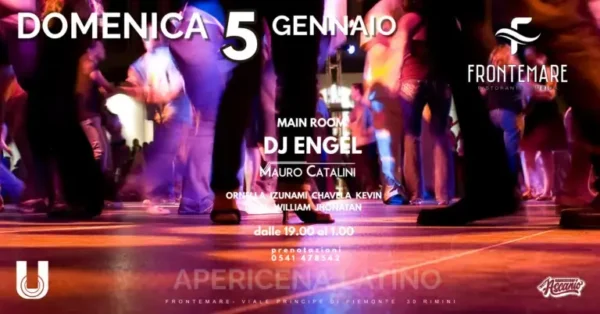 Engel al Frontemare 05 gennaio 2025. Biglietti e Tavoli
