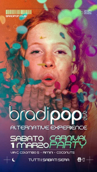 Alternative Experience al Bradipop 01 marzo 2025. Biglietti e Tavoli