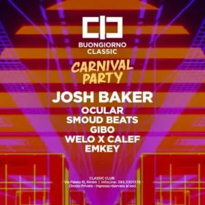 Carnival Party al Classic Club 02 marzo 2025.