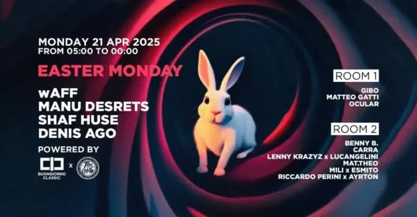 Easter Monday Party al Classic Club 21 aprile 2025. Biglietti
