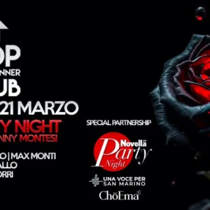 Novella Party Nightdanny Montesi al Frontemare 21 marzo 2025. Biglietti e Tavoli