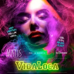 Vida Loca al Matis Bologna 14 marzo 2025. Biglietti e Tavoli