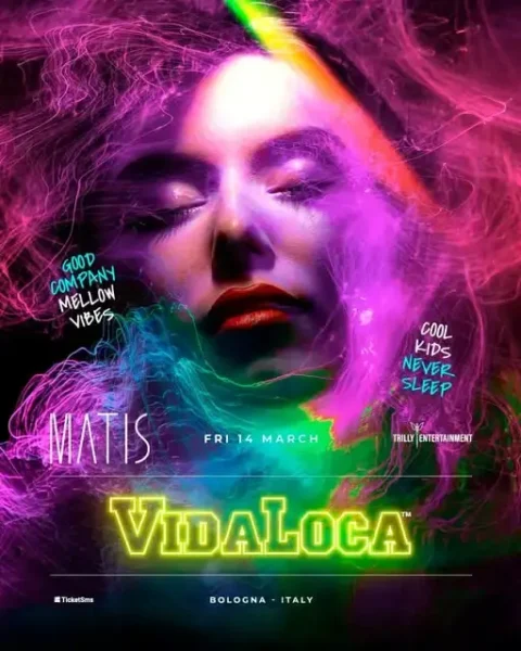 Vida Loca al Matis Bologna 14 marzo 2025. Biglietti e Tavoli
