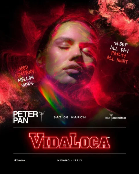 Vida Loca al Peter Pan 08 marzo 2025. Biglietti e Tavoli